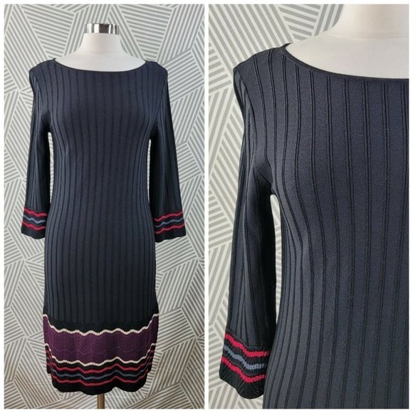 Nine West Dress size Medium Rib Knit Stretch Knee - Picture 1 of 6